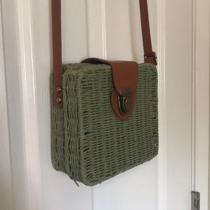 Woven purse 100% recycled material
